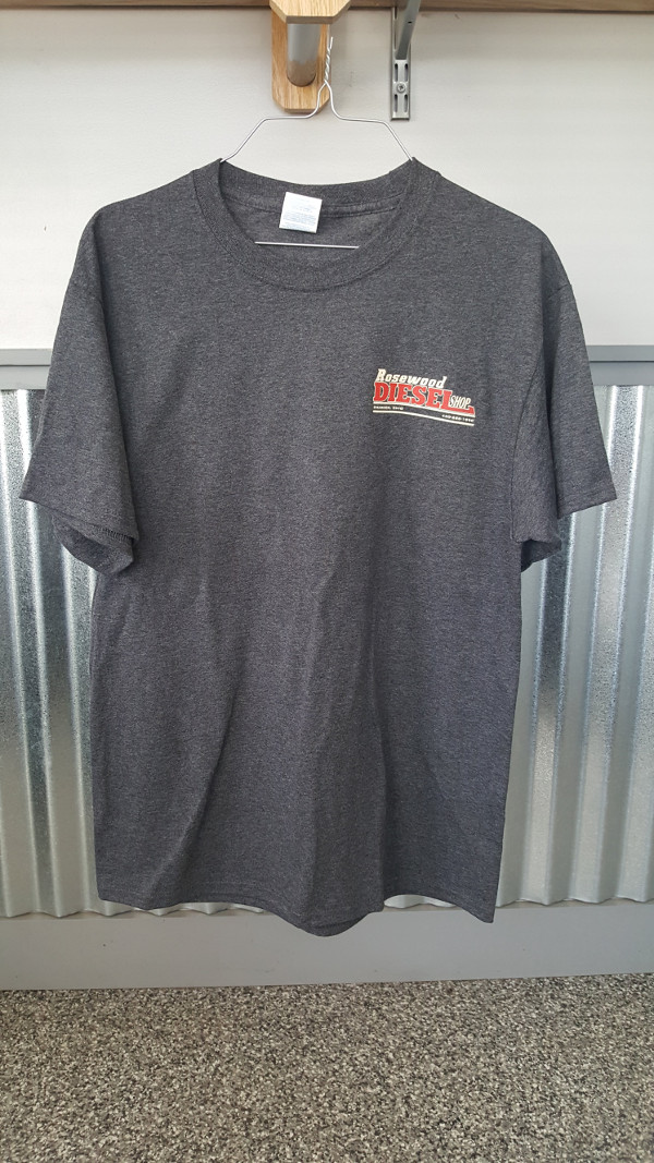 Rosewood Diesel Shop T-Shirts Front