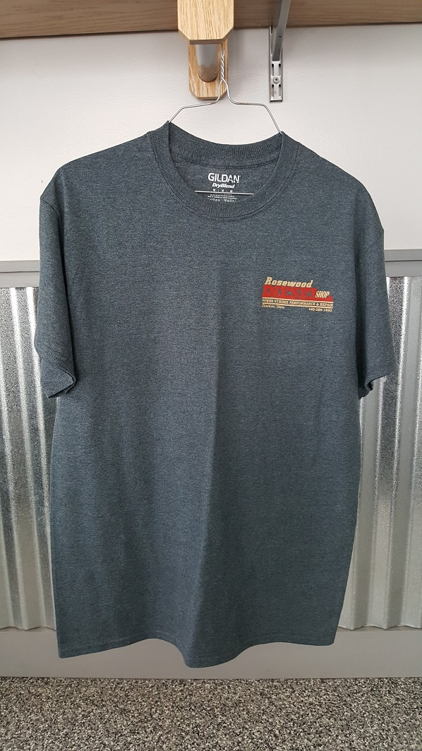Rosewood Diesel Shop T-Shirts Front