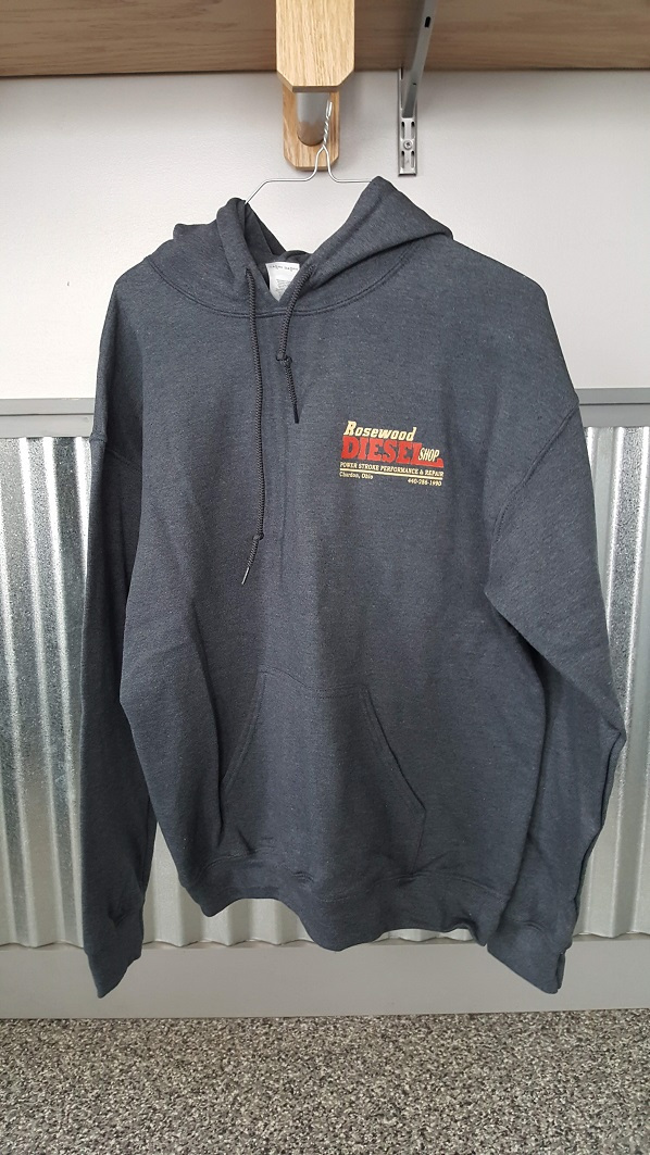 Rosewood Diesel Shop Hoodies Front